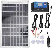 Solar Panel KIT Portable POLYCRYSTALLINE Charger Dual USB DC Output SEMI Flexible Suit for 12V Battery CAR RV