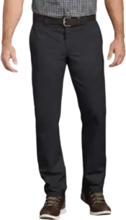 Dickies Men's Pants Slim Fit Tapered Leg Multi-Use Pocket Flex Work Slacks