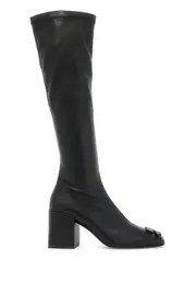 [COURREGES] COURREGES stretch reedition eco-leather boots 37 Black