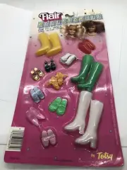 Flair accessories by Totsy shoes boots for fashion dolls vintage