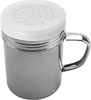 Metal Salt Shaker, Stainless Steel Seasoning Dredge, Fine Mesh Condiment Dispenser, 2.17x3.23 inches, Secure Twist Lid, Even Dispersion, Best for Kitchens, Restaurants, Barbecues