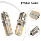LED Bulb 2pcs E17 LED Bulb For Stove Lighting Heat-resistance White 2700K