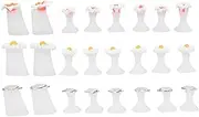 PLAFOPE Silicone Toe Separators 3 Sets Toe Spreader for Pedicures Toe Nail Art Tools Easy to Use and Fashionable