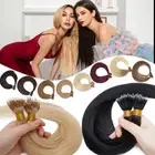 Thick Russian Nano Ring Loop Micro Bead Tip Human Remy Hair Extensions 150G 150S