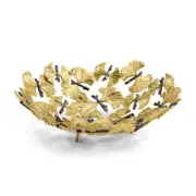 MICHAEL ARAM BUTTERFLY GINKGO BREAD BASKET 175895.NEW IN BOX