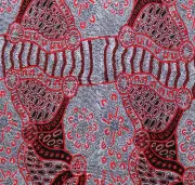ABORIGINAL FABRIC - WOMEN DREAMING BLACK - COTTON - AUSTRALIAN - ANY LENGTH
