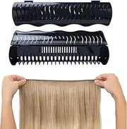 Hair Extension Holder,Hair Extension Rack For Wall | Lightweight Wig Holder, Hair Rack For Styling, Coloring, Blow, Tape, Weft, Clip In, Halo Extensions 31.9x6.1x8.9cm