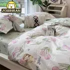 Nordic Bed Sheet Set Double Duvet Cover Bed Linen Bedcloth Comforter Bedding Set