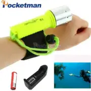 LED Diving Flashlight Lantern Waterproof Scuba Flashlight Torch Light Lamp Diver
