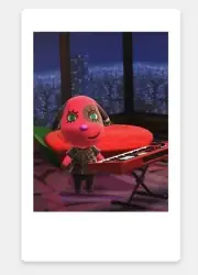 Cherry amiibo Card Polaroid works on Animal Crossing New Horizons New Leaf