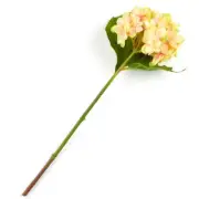Peach and Green Artificial Hydrangea Stem | 3 Pieces
