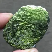 57.65Ct Genuine MOLDAVITE Czech Republic Certificate of Authenticity