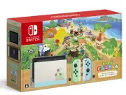 Nintendo Switch Animal Crossing New Horizons Console with phone POP accessory