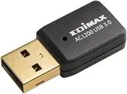 EDIMAX Wi-Fi Adapter : Wi-Fi 5 AC1200 USB3.0 Adapter, Wi-Fi Dual Band MU-MIMO, Supports Computer/PC/Laptop/Desktop, WPA3 Security, Windows 7/8/8.1/10, Mac OS 10.9 to 10.15; EW-7822UTC