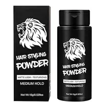 Hair Styling Powder - 15g Hair Texture Powder | Long Lasting Hairline Styling Powder | Matte Hair Powder Modeling Powder For Women Men