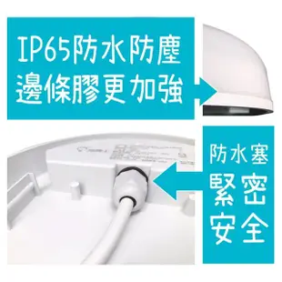 【亮博士】10入 LED 10W 橢圓形 防水防塵 吸頂燈 壁燈(1-2坪 浴室 陽台 戶外)