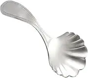 Zerodeko 304 Stainless Steel Tea Spoon Shell Shape Tea Scoop Teaware Teaspoon Measuring Spoon