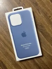 iPhone 15 Pro Max Original Apple Silicone Case with MagSafe Winter Blue NEW