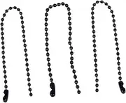 [LIFKOME] 100Pcs Bead Chains for Tag and Jewelry Making Durable Ball Connector Chains Hanging Tag Connectors for DIY Crafts and Decoration