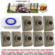 DAKOTA ALERT DCMA-4K PLUS WIRELESS ALARM + RELAYS + 12V OUTPUT - 8 SENSORS