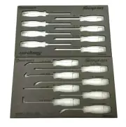 New Snap-on™ Dark Titanium Foam Organizers Mini Screwdriver / Pick / Seal Sets