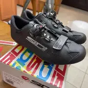 Sidi Sixty Road Shoes - Men's, Black/Black, 40.5