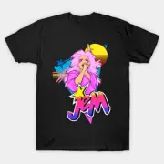 Jem and the Holograms T-Shirt Jerrica Benton Pizzazz Aja Leith Kimber Benton