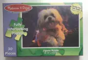 Brand New Melissa & Doug Dog Jigsaw Puzzle 30 Fully Interlocking Pieces Ages 3+