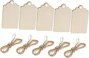 HAPINARY 50pcs Craft Wood Slices Paintable Wooden Cutouts for Home Decor Party Decorations