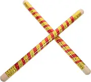 JEWEDECO 2pcs Wood Drum Stick Air Drumsticks Drum Sticks Glow Drum Sticks Beginner Drum Sticks Innovative Percussion Marching Sticks Plastic Lollipop Drumsticks Lummi Sticks