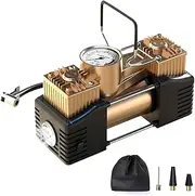 Car Air Compressor Pump | Tire Inflator Portable Air Compressor - Direct Drive Inflation Pump, Portable Air Compressor, Car Electric Air with LED Light for Car