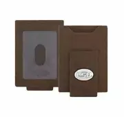 ZEP-PRO LSU TIGERS Leather Card Holder Money Clip Front Pocket Wallet