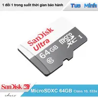 在飛比找蝦皮購物優惠-(Hot) Microsdxc 64GB SanDisk U