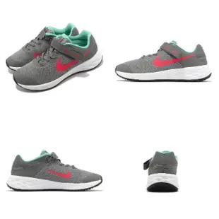 【NIKE 耐吉】慢跑鞋 Revolution 6 Flyease NN GS 童鞋 大童 女鞋 路跑 透氣 運動鞋(DD1113-006)