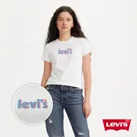 在飛比找蝦皮商城優惠-Levis 修身版短袖T恤 / 復古電玩風海報體Logo 白