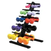Fabrication Enterprises 10-0578 Cando Vinyl Coated Dumbbell - 10-Piece Set Wi...
