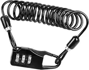 Mipcase 1Pc Bike Security Cable Lock Digital Combination Lock Durable and Flexible Password Lock for Bicycle Motorcycle and Bike Protection Keyless Convenience and