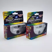 Walgreens 400 Color - 2 Single Use Cameras - 35mm Expired 2008 - As Is
