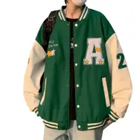 在飛比找蝦皮商城精選優惠-高街棒球服 男士春秋季外套夾克男青少年棒球服
