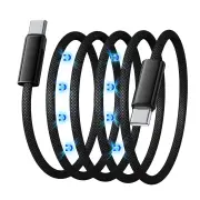 WANEW 240W Type-C to Type-C Magnetic Adsoption Organization Cable PD3.1 FCP SCP Fast Charging Data Transmission Thicken