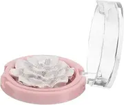 SOESFOUFU Shimmer Highlighter Palette Rose Sculpted Metallic Powder for Contouring Brightening Cheeks Nose Eyes Radiant Glow for Women for All Occasions