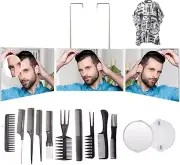 3 Way Mirror for Haircut - Self Cut Mirror to See Back of Head - Self Haircut Mi