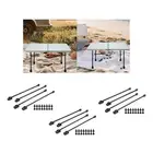 4x Folding Table Legs Multifunction Stable for Living Room Camping Home