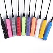 Tennis Racket Grip Tape,Racquet Overgrip Grips Tape Fishing Rod Badminton Racket Anti-Slip Absorb Sweat Tape,Precut and Dry Feel Handle Wrapped Strap (10 pcs)