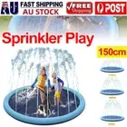 150cm Sprinkler Play Mat Dog Pool Beach Splash Pad Centre Spray AU