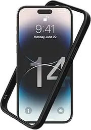 RhinoShield Bumper Case Compatible with [iPhone 14 Pro Max] | CrashGuard NX - Shock Absorbent Slim Design Protective Cover 3.5M / 11ft Drop Protection - Black