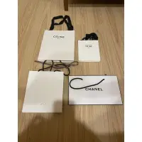 在飛比找蝦皮購物優惠-名牌紙袋 Celine Chanel ete 4入