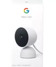 Google Nest Cam Indoor Wired Smart Home Security Camera 1 Pack