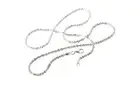 Italian 925 Solid Sterling Silver 1.5MM Diamond Cut Roc Chain Necklace 16"- 30"