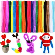 1000 Pieces in 20 Colors Pipe Cleaners Value Pack of Multicolor Chenille Stems f